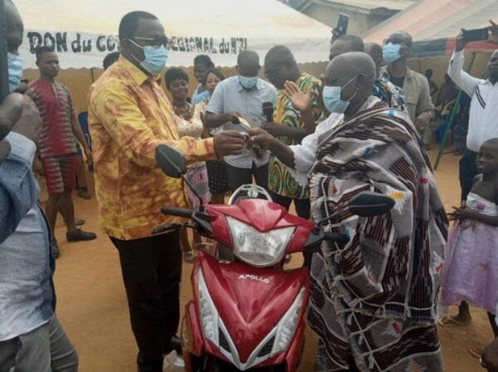 Danho Paulin célébré à Dimbokro pour ses actions de développement